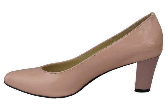 Damenschuhe Pumps Naturleder Rosa Pulverlack 974 ElitaBut