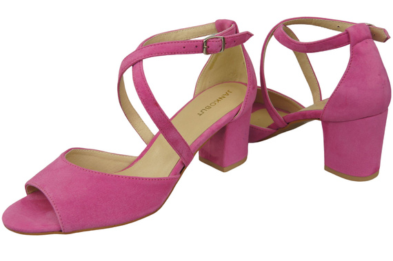 Damenschuhe Sandalen Fuchsia Naturleder Wildleder 111 ElitaBut