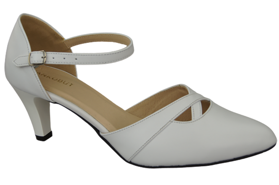 Damenschuhe Sandalen Weiß Naturleder 151 ElitaBut