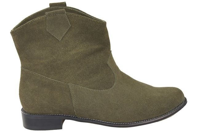 Schuhe Damenstiefel Frühling / Herbst, natürliches Veloursleder, Flasche 132 L ElitaBut