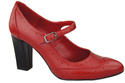 Damenschuhe Pumps, Naturleder, Rot 958 ElitaBut