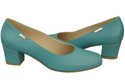 Damenschuhe Pumps Naturleder 172 Türkis ElitaBut