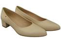 Damen Pumps Beige mit niedrigem Absatz zeitlose Eleganz und Komfort 220 ElitaBut