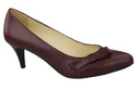 Damenschuhe Pumps Naturleder Burgund 989 ElitaBut