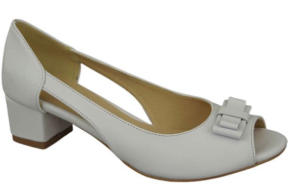 Damenschuhe Sandalen Weiß Naturleder 145 ElitaBut