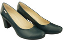 Klassische Damen Malachit Leder Mandel Nase Pumps 201 ElitaBut