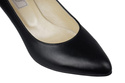 Damenschuhe Pumps, Naturleder, Schwarz 825 ElitaBut