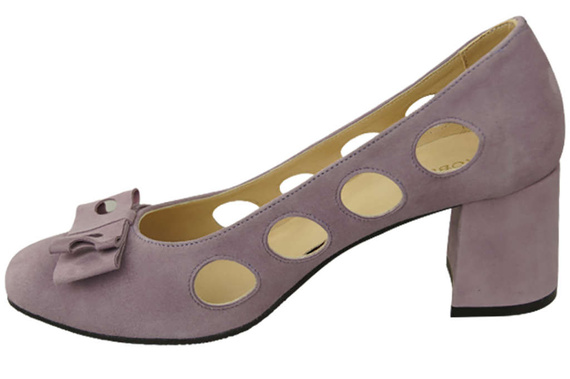 Damenschuhe Pumps Lila Natürliches Wildleder 182 ElitaBut