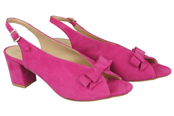 Damenschuhe Sandalen Fuchsia Naturleder Wildleder 148 ElitaBut