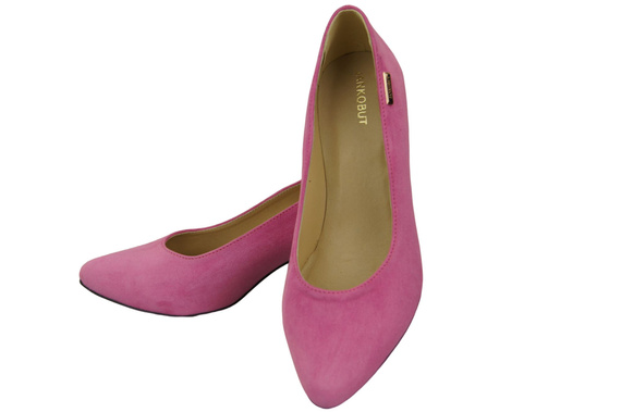 Damenschuhe Pumps Fuchsia Naturleder Wildleder 106 ElitaBut