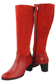 Schuhe Damenstiefel, Naturleder 101 Red ElitaBut