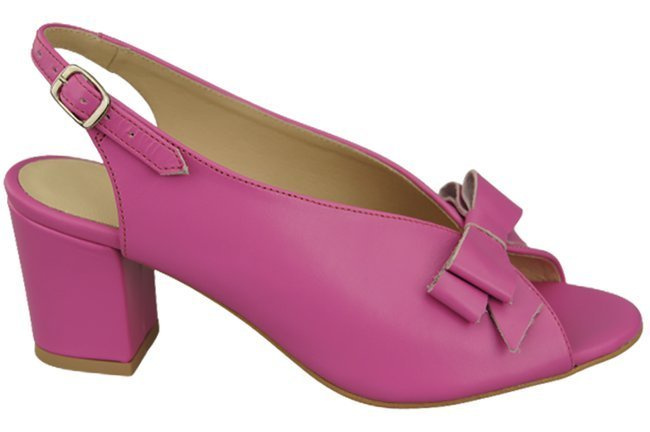 Damenschuhe Sandalen Fuchsia Naturleder Korn 148 L ElitaBut