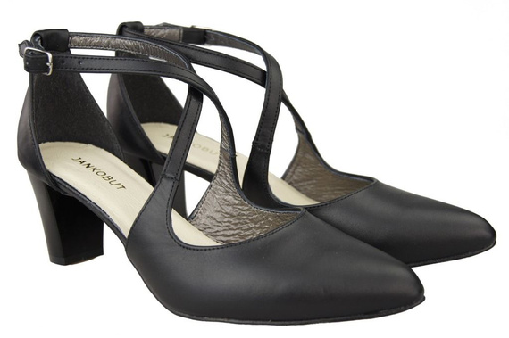 Damenschuhe Sandalen mit niedrigem Absatz Schwarz 102 ElitaBut