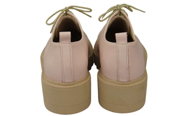 Schuhe Damenschuhe Schnürschuhe Rosa Puderleder Natur 180 ElitaBut