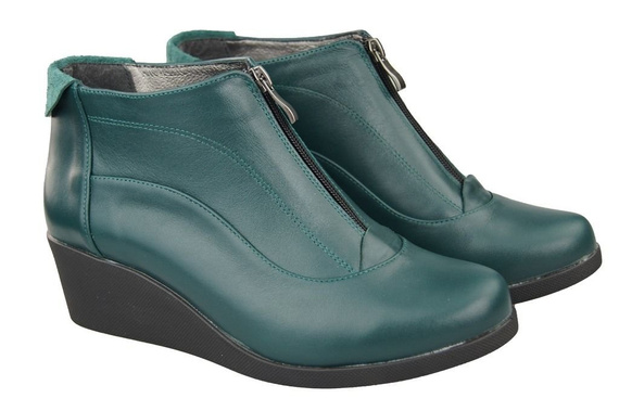 Damen-Winterstiefel, Naturleder, Malachite 133, von ElitaBut