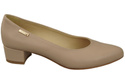 Damen Pumps Cappuccino Blass mit niedrigem Absatz zeitlose Eleganz und Komfort 220 ElitaBut