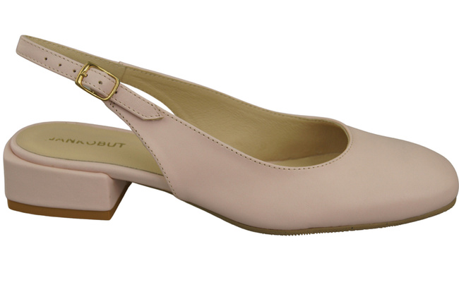 Damen Schuhe Sandalen Puderrosa Flacher Absatz Naturleder 206 ElitaBut