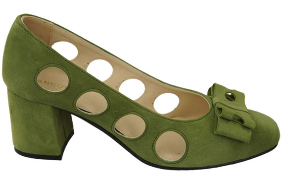 Damenschuhe Pistazienpumps Natürliches Wildleder 182 ElitaBut