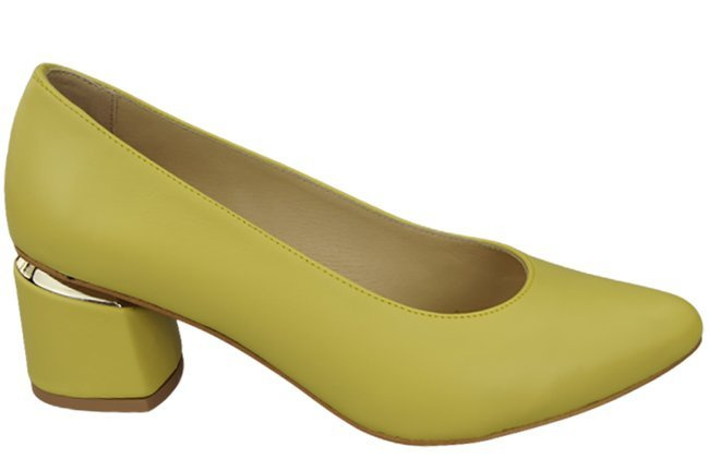 Damenschuhe Zitronenpumps, Naturleder 143 ElitaBut