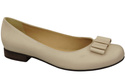 Damen Ballerinas, Naturleder, Beige 702 ElitaBut