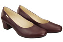 Damenschuhe Pumps Naturleder 172 Burgund ElitaBut