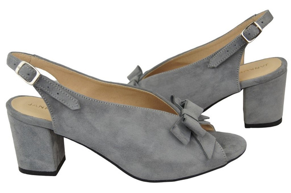 Damenschuhe Sandalen Graues Naturleder Wildleder 148 ElitaBut