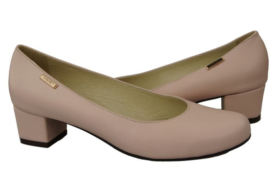 Damenschuhe Pumps Naturleder 116 Puderrosa ElitaBut