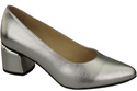 Damenschuhe Silber Pumps Naturleder 143 ElitaBut
