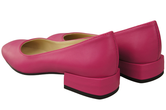 Bequeme Frauen Schuhe Purpurfarbig Flats Natural Leder 204 ElitaBut