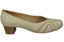 Damenschuhe Pumps Naturleder Beige Ecru 786 ElitaBut
