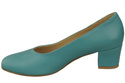 Damenschuhe Pumps Naturleder 172 Türkis ElitaBut