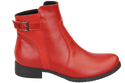 Damen-Winterstiefel, Naturleder, Rot 156 von ElitaBut
