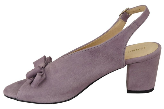 Damenschuhe Sandalen Lila, Naturleder, Wildleder 148 ElitaBut