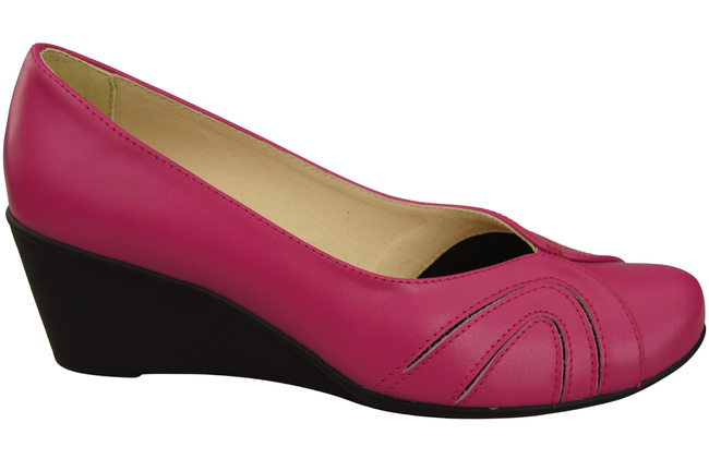 Damen Schwarz Naturleder Gestiefelte Purpurfarbig 828 ElitaBut