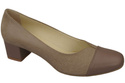 Damenschuhe Pumps Naturleder 164 Cappuccino ElitaBut