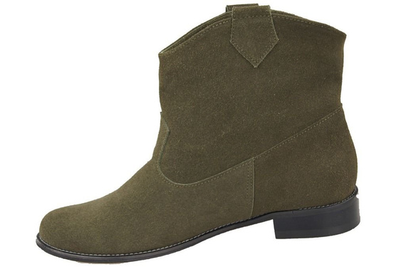 Schuhe Damenstiefel Frühling / Herbst, natürliches Veloursleder, Flasche 132 L ElitaBut