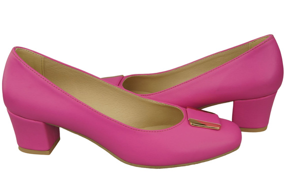 Damenschuhe Pumps Naturleder 187 Fuchsia ElitaBut