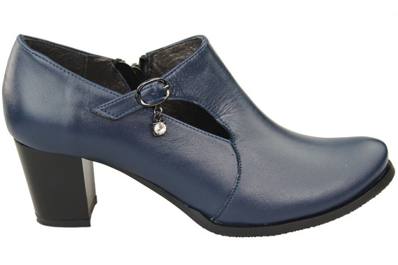 Damenstiefel Naturleder Marineblau 109 ElitaBut