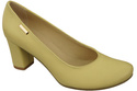 Klassische Damen Banane Leder Mandel Nase Pumps 201 ElitaBut