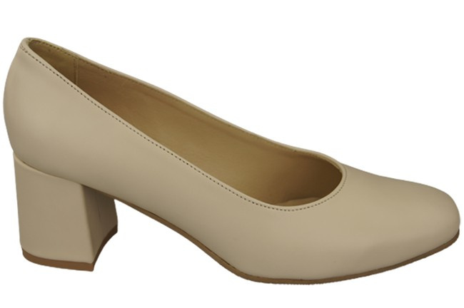 Damenschuhe Pumps Naturleder 171 Beige ElitaBut