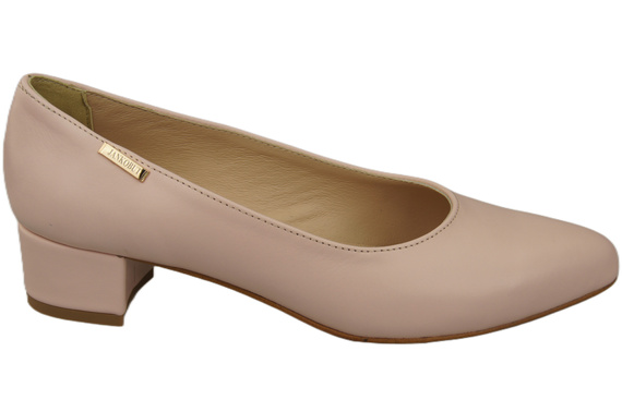 Damen Pumps Puderrosa mit niedrigem Absatz zeitlose Eleganz und Komfort 220 ElitaBut