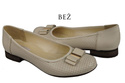Damen Ballerinas, Naturleder, Beige 859 ElitaBut