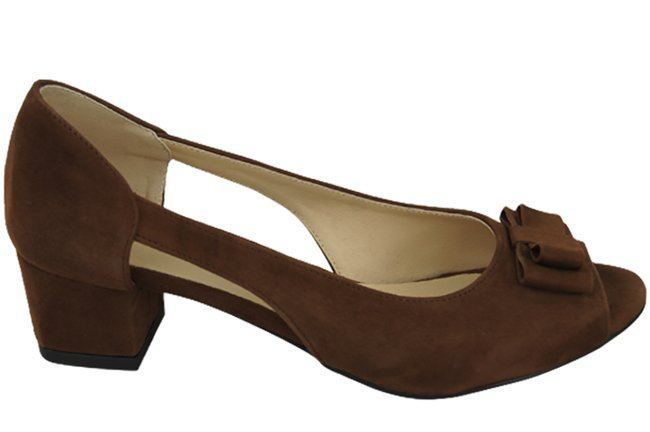 Damenschuhe Braune Sandalen, natürliches Wildleder 145 von ElitaBut