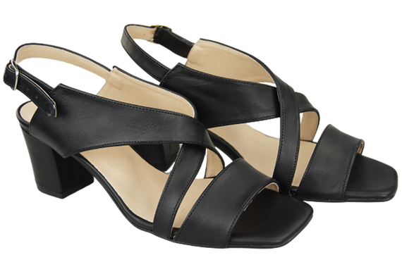 Damenschuhe Sandalen Schwarz Naturleder 149 ElitaBut