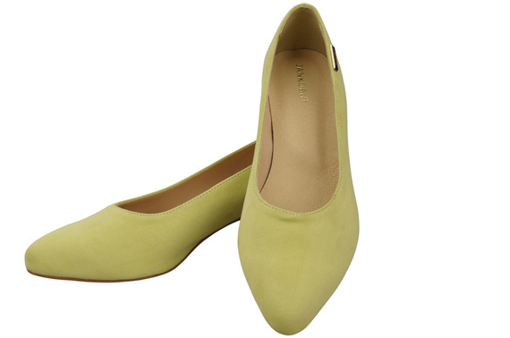 Bequeme Damen-Schuhe Banane aus echtem Veloursleder 220 Z ElitaBut