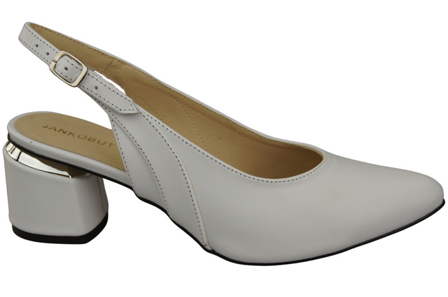 Damenschuhe Sandalen Weiß Naturleder 196 ElitaBut