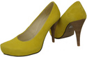 Damenschuhe Pumps Citron Naturleder Wildleder 644 ElitaBut