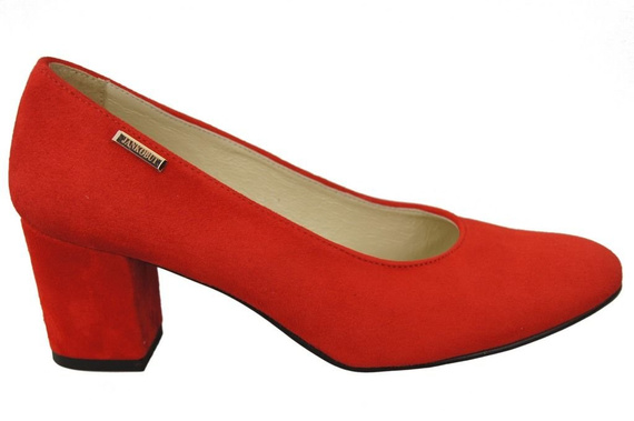 Damenschuhe Rote Pumps Naturleder Wildleder 125 ElitaBut