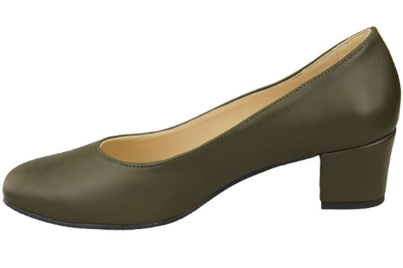 Damenschuhe Pumps Naturleder 172 Olive ElitaBut