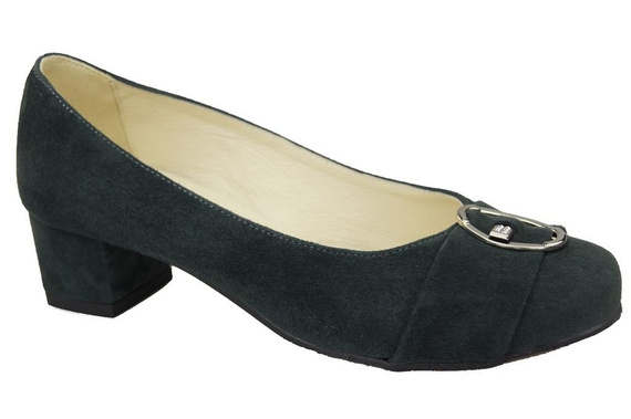 Damenschuhe Pumps Graphit Naturleder Wildleder 135 ElitaBut